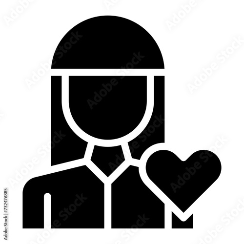 Babysitter icon vector image. Can be used for Child Adoption.