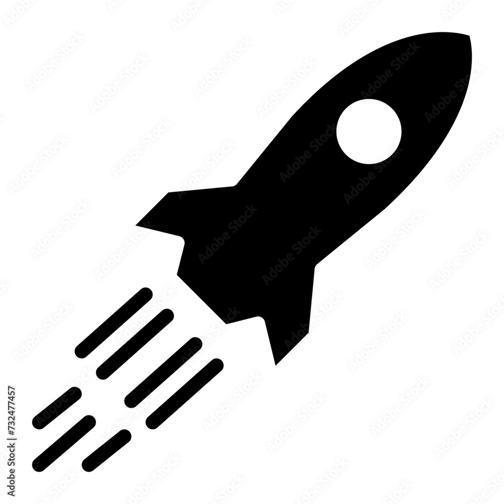 Rocket icon vector image. Can be used for Shooting. Rocket icon vector image. Can be used for Shooting.