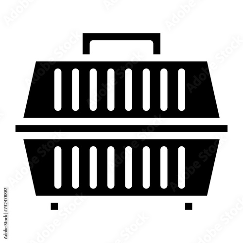 Pet Box icon vector image. Can be used for Veterinary.