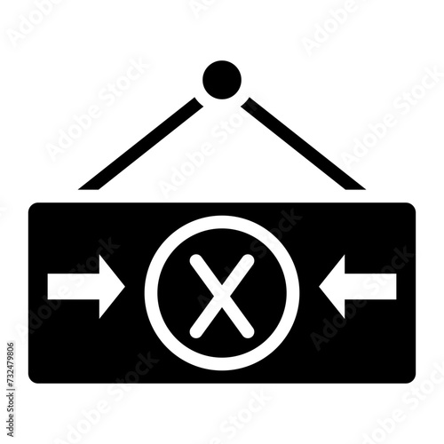 Dismiss icon vector image. Can be used for Crisis Mangement.
