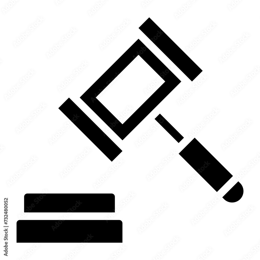 Obraz premium Auction icon vector image. Can be used for Compliance And Regulation.