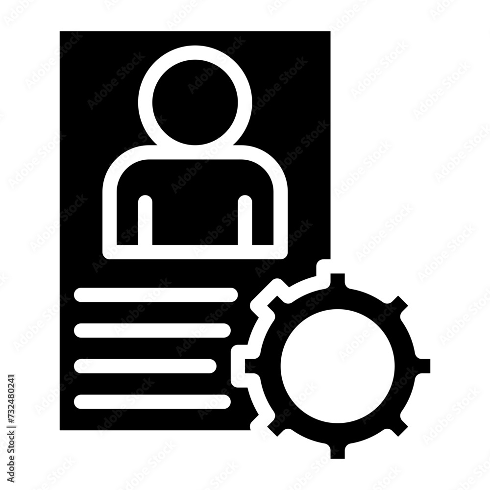 De Identification icon vector image. Can be used for Compliance And Regulation. De Identification icon vector image. Can be used for Compliance And Regulation.