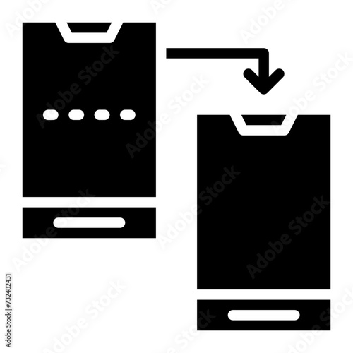Phone Cloning icon vector image. Can be used for Crime Investigation.