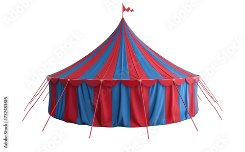 Circus tent isolated on transparent background