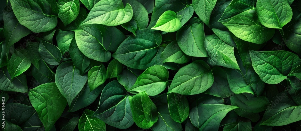 A detailed view of a plant's green leaves, showcasing its terrestrial nature as a groundcover. It could be a grass, flowering plant, annual, herb, shrub, or subshrub. A detailed view of a plant's green leaves, showcasing its terrestrial nature as a groundcover. It could be a grass, flowering plant, annual, herb, shrub, or subshrub.