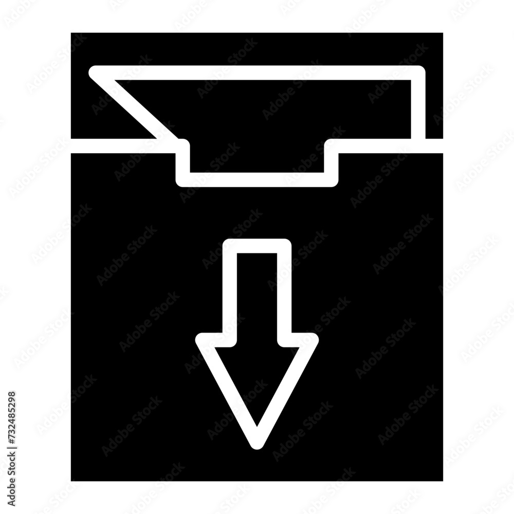Archived Messages icon vector image. Can be used for Digital Retail. Archived Messages icon vector image. Can be used for Digital Retail.