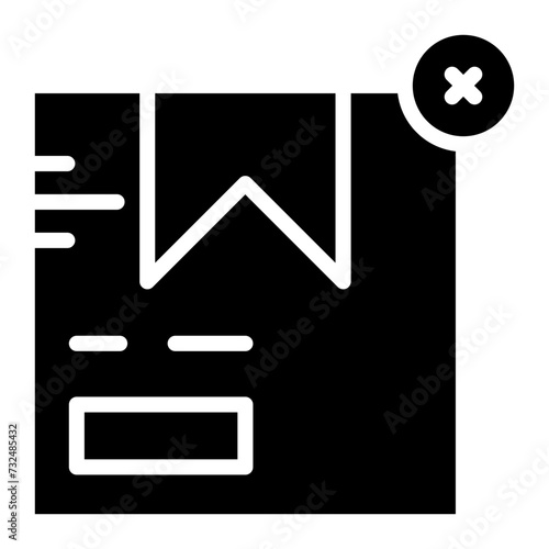 Order Canceled icon vector image. Can be used for Digital Retail.