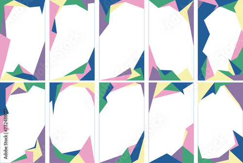 polygonal background story