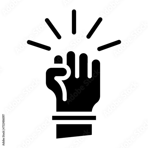 Empowerment icon vector image. Can be used for Core Values.