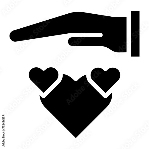 Kindness icon vector image. Can be used for Core Values.