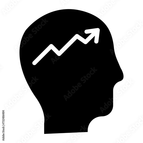 Mindset Shift icon vector image. Can be used for Personal Growth.