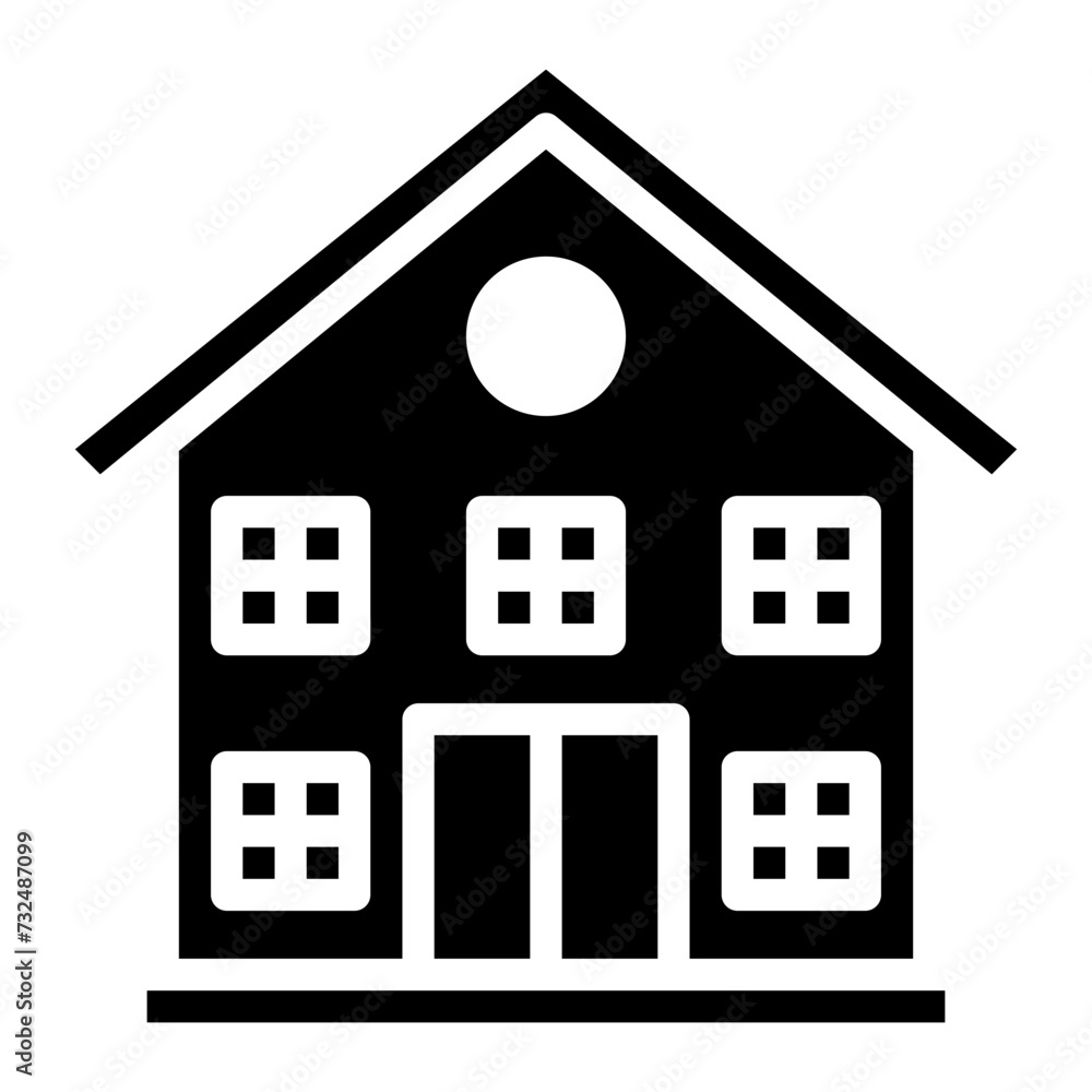 Community Center icon vector image. Can be used for Public Utilities. Community Center icon vector image. Can be used for Public Utilities.