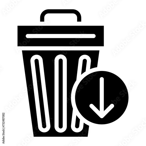 Waste Reduction icon vector image. Can be used for Mass Production.