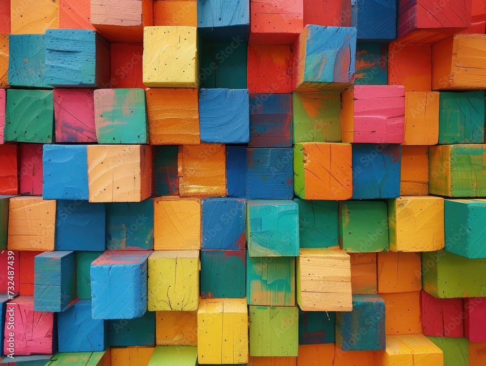 colorful blocks colorful blocks