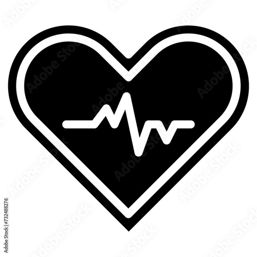 Cardiac Arrest icon vector image. Can be used for Cardiology.