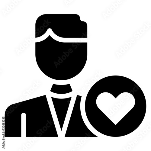 Cardiologist icon vector image. Can be used for Cardiology.