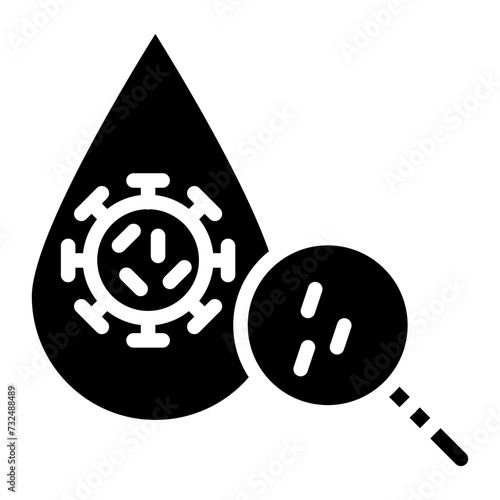 Contaminated Water icon vector image. Can be used for Water Crisis.