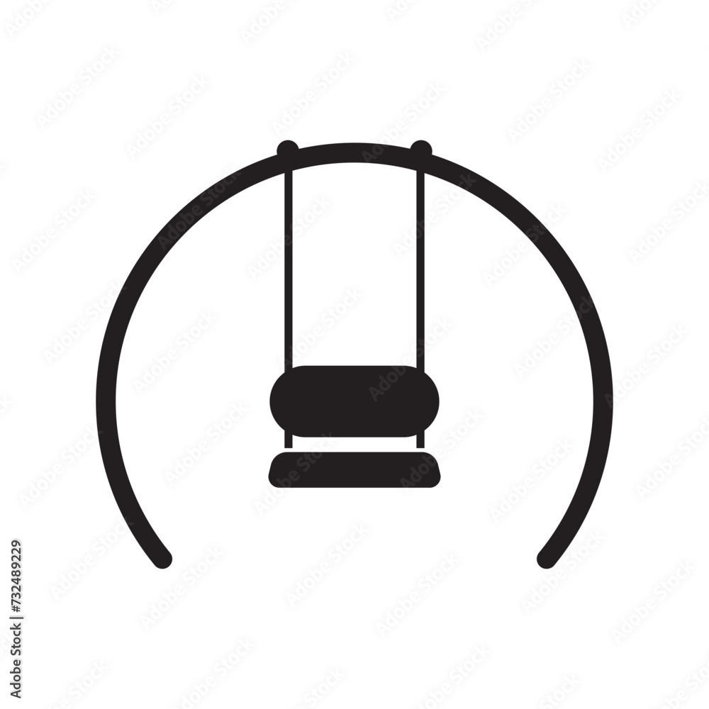 swing icon vector swing icon vector