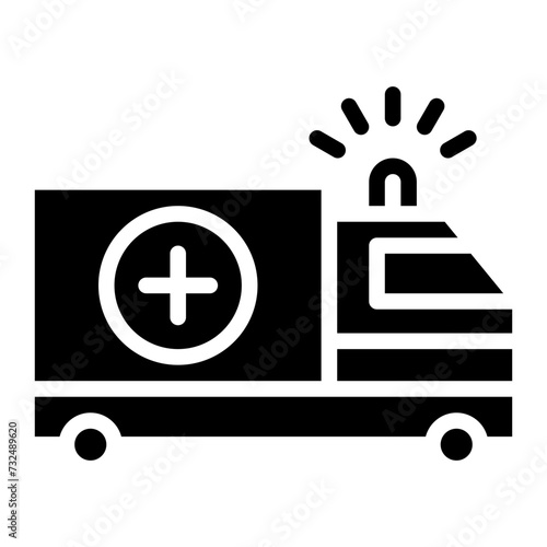 Ambulance icon vector image. Can be used for Tuberculosis.