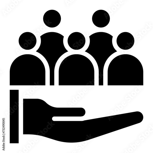 Community icon vector image. Can be used for Tuberculosis.