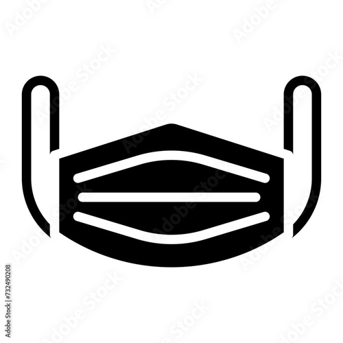 Face Mask icon vector image. Can be used for Tuberculosis.