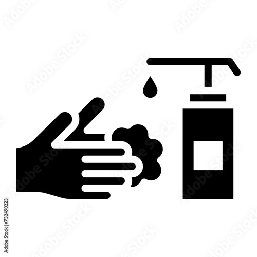Handwashing icon vector image. Can be used for Tuberculosis.