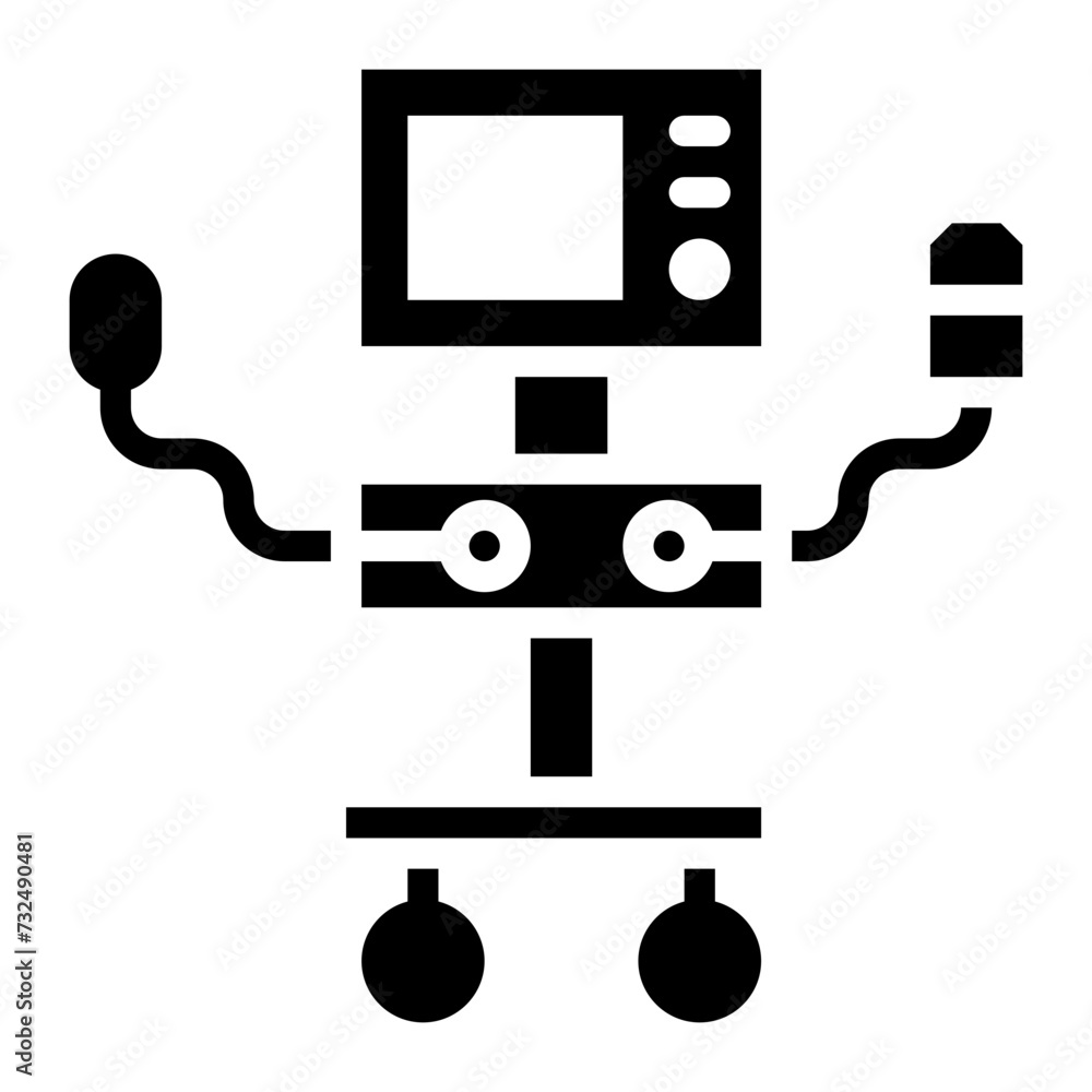 Ventilator icon vector image. Can be used for Tuberculosis.
