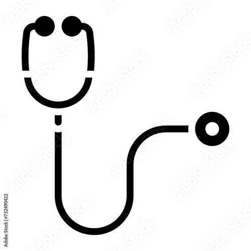 Stethoscope icon vector image. Can be used for Tuberculosis.