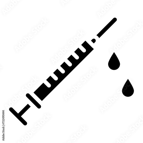 Syringe icon vector image. Can be used for Tuberculosis.