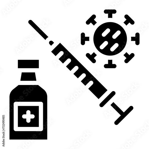 Vaccine icon vector image. Can be used for Tuberculosis.
