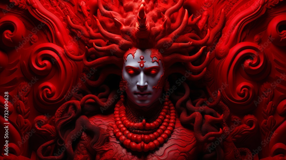 Divine Manifestation: Reverent Images of Lord Shiva in Worship Divine Manifestation: Reverent Images of Lord Shiva in Worship