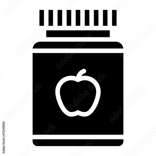 Fruit Jam icon vector image. Can be used for Brunch.