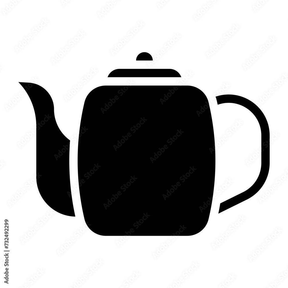 Tea Pot icon vector image. Can be used for Brunch.