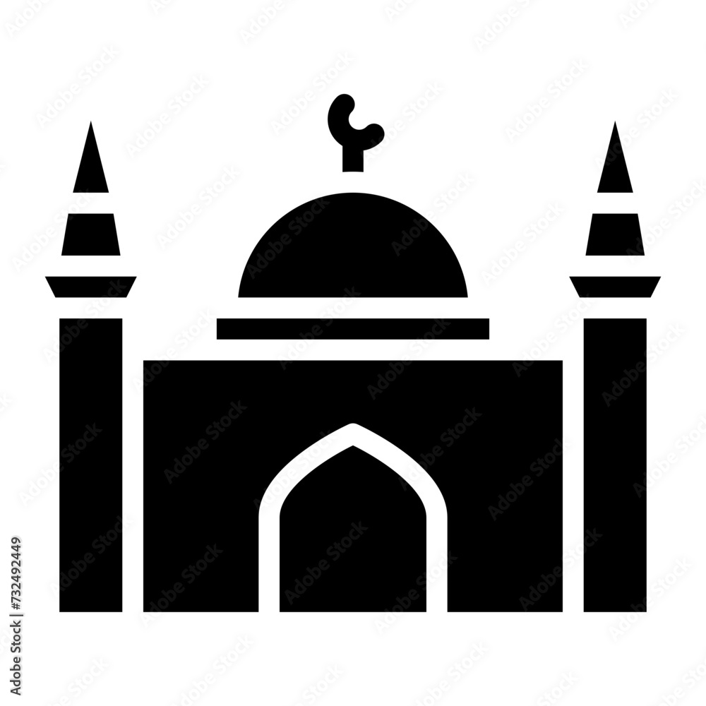 Islamic Architecture icon vector image. Can be used for Islamic New Year. Islamic Architecture icon vector image. Can be used for Islamic New Year.