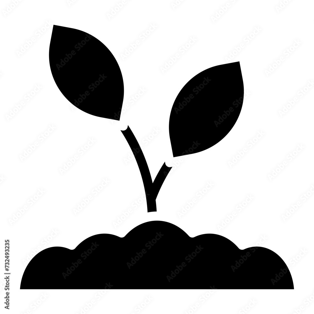 Planting icon vector image. Can be used for World Environment Day. Planting icon vector image. Can be used for World Environment Day.
