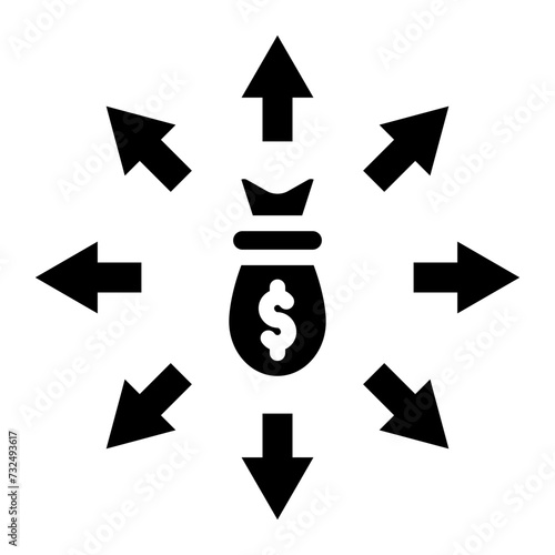 Expense Tracking icon vector image. Can be used for Business Audit.