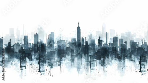 cityscape - business background - city  corporate  backdrop  skyline