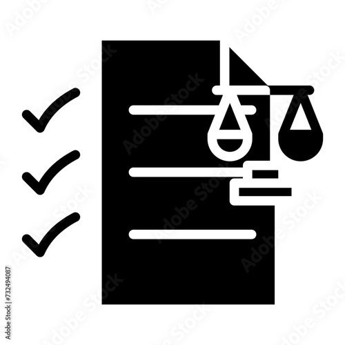 Legal Rights icon vector image. Can be used for Legal Services.