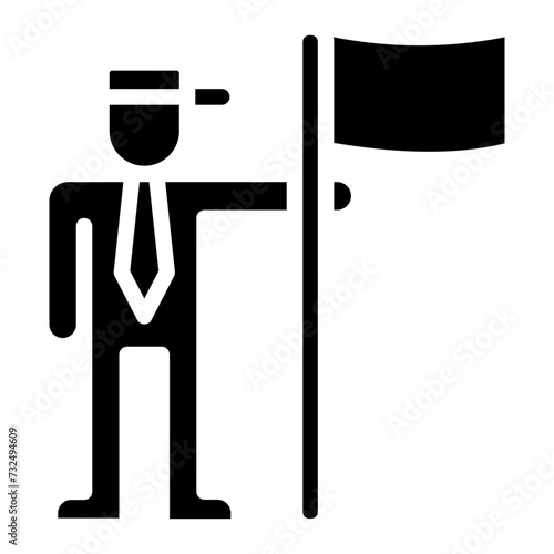 Leader icon vector image. Can be used for Protesting and Civil Disobedience.