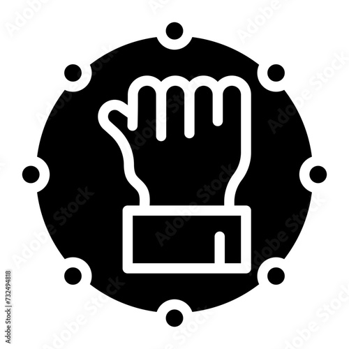 Unity icon vector image. Can be used for Protesting and Civil Disobedience.