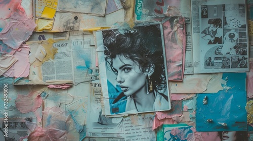 80s themed scrapbook