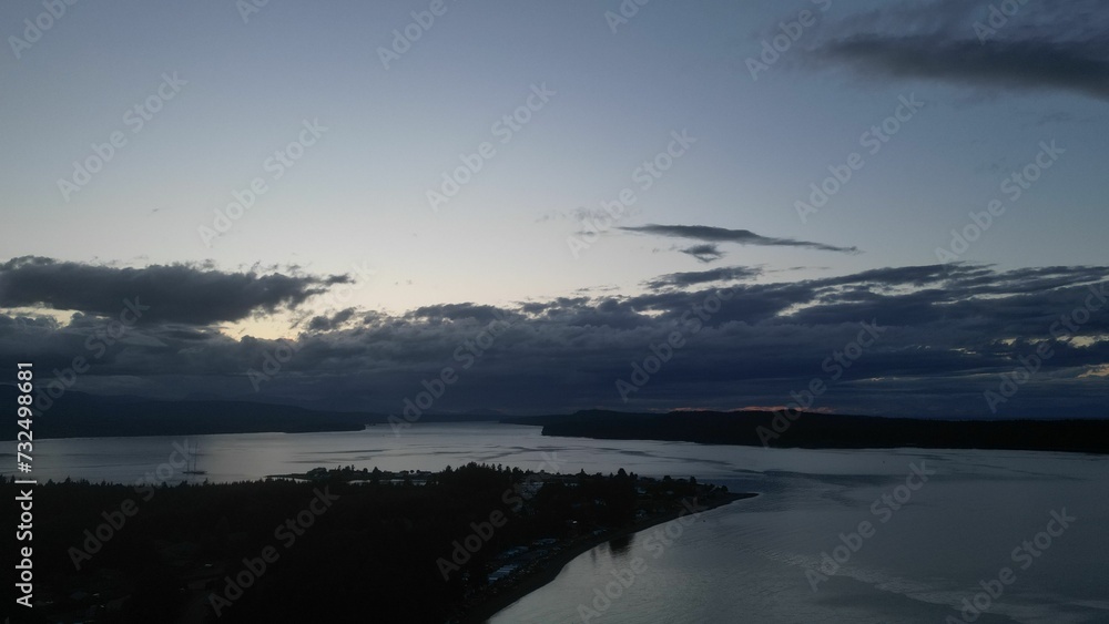 a view of a body of water in a rural area a view of a body of water in a rural area