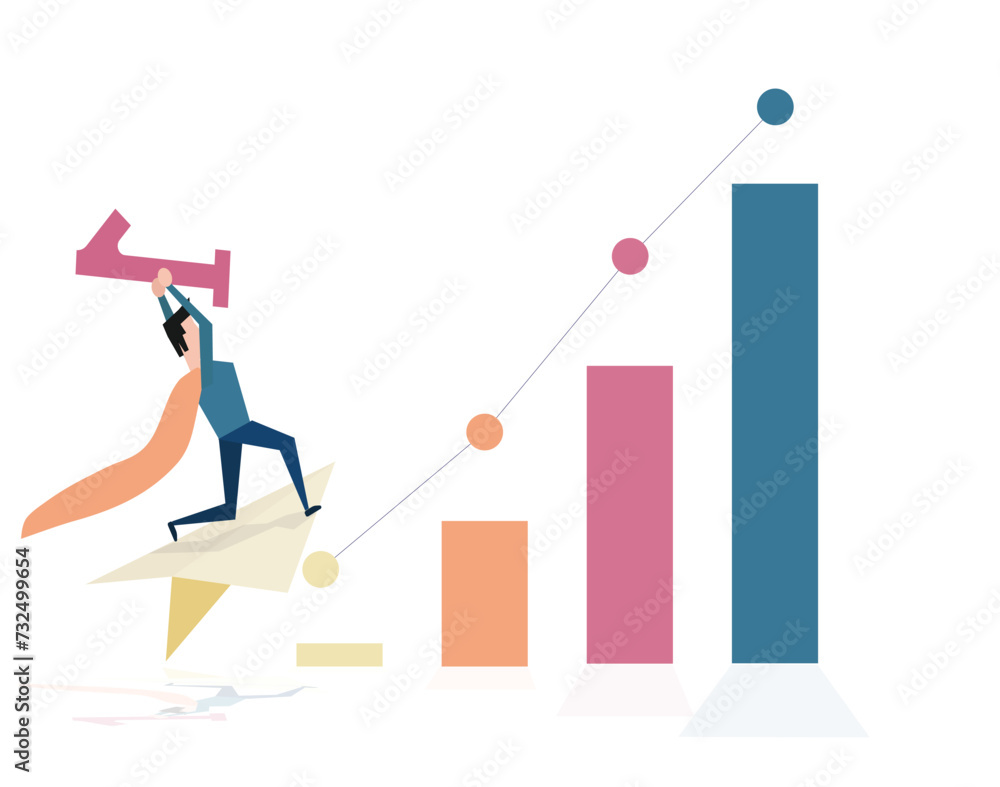 Abstract cartoon modelling
with business leader and successless concept and point to target chart diagram background Abstract cartoon modelling
with business leader and successless concept and point to target chart diagram background