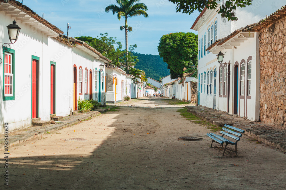 Fototapeta premium street in the town of the city