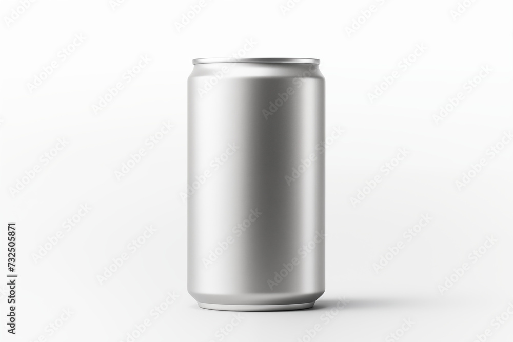 Empty aluminum can drink for advertisement Empty aluminum can drink for advertisement