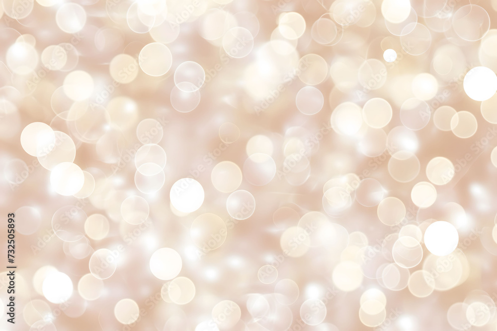 Elegant Golden Bokeh Background with Sparkling Lights