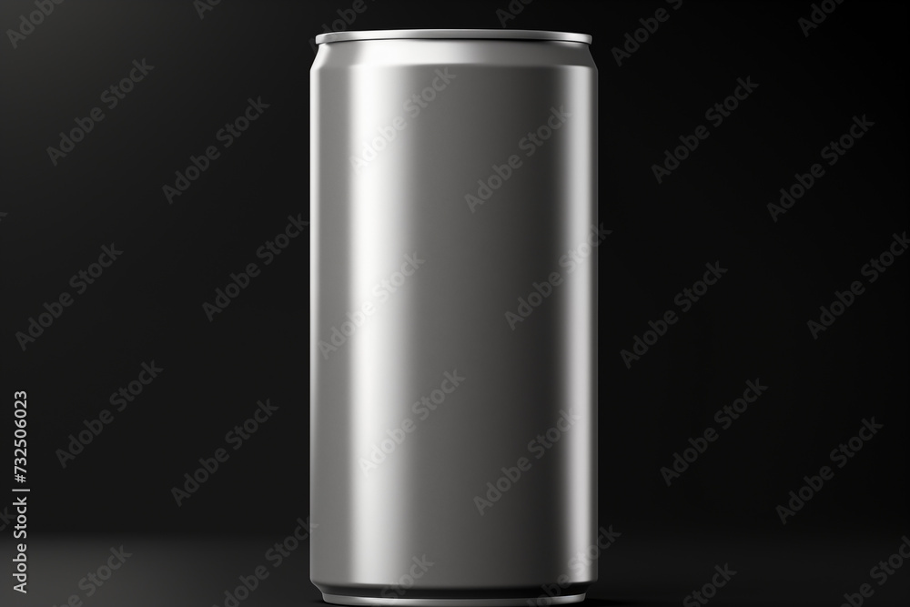 Empty aluminum can drink for advertisement Empty aluminum can drink for advertisement