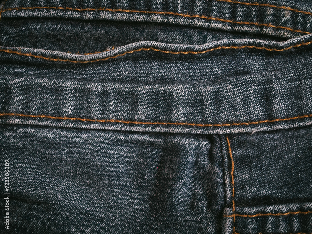 Close up texture of denim for background Close up texture of denim for background