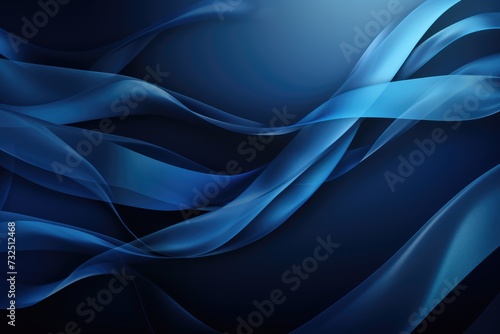 Abstract background awareness blue ribbon photo