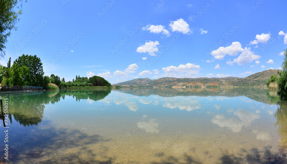 Fototapeta premium Golbasi Lake in Adiyaman, Turkey.